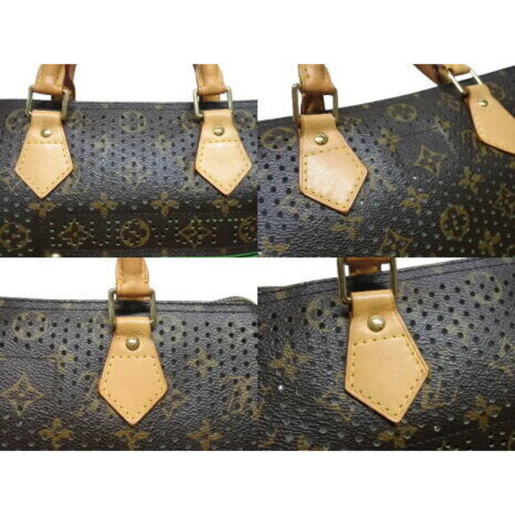 Louis Vuitton Monogram Perfo Speedy handbag green mesh - Picture 8 of 8